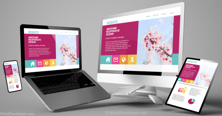 Working Process of WalidDeveloper.com 9 build website