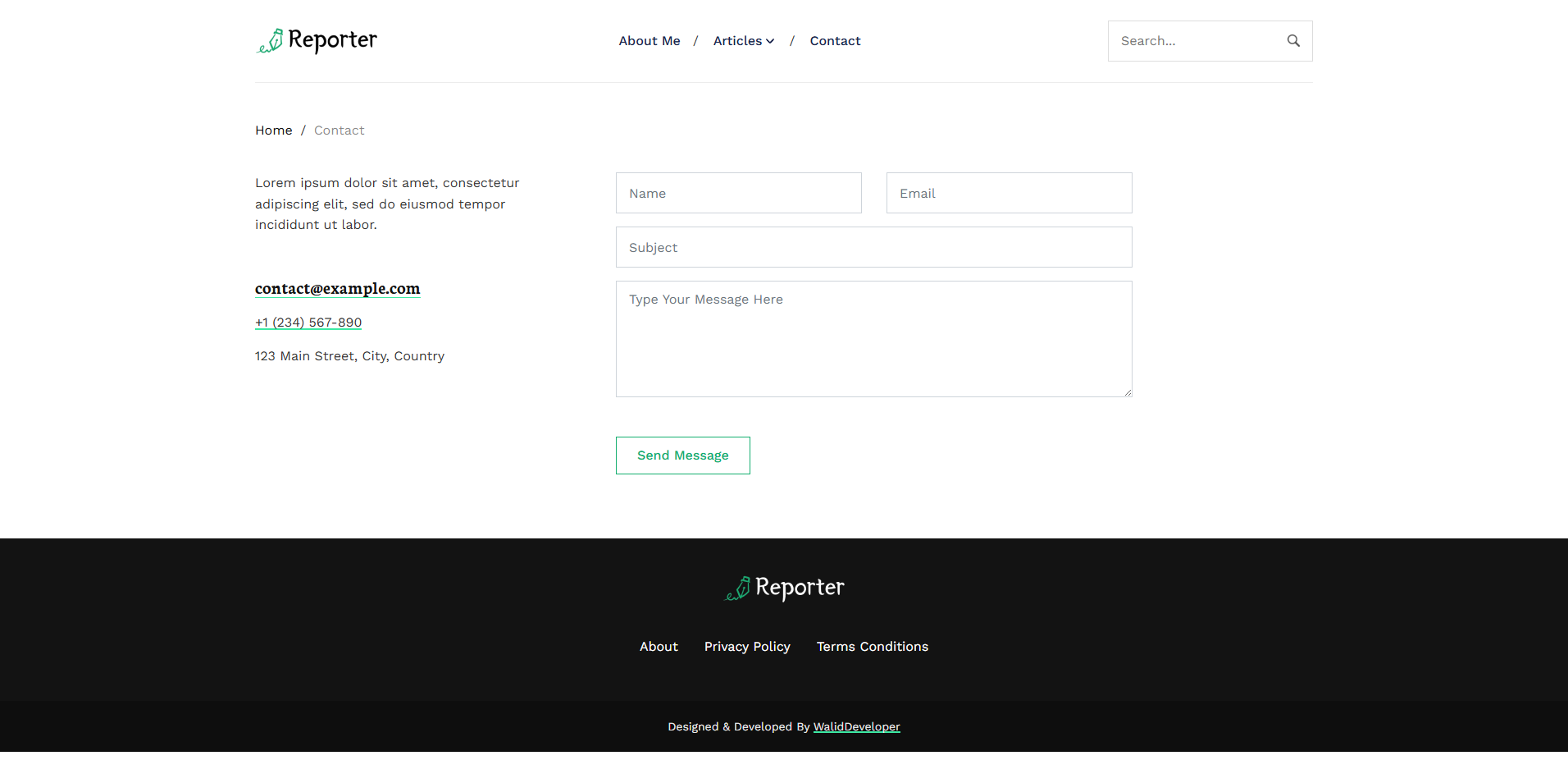 Full Stack Blog Website using Django – Reporter-Blog-Website